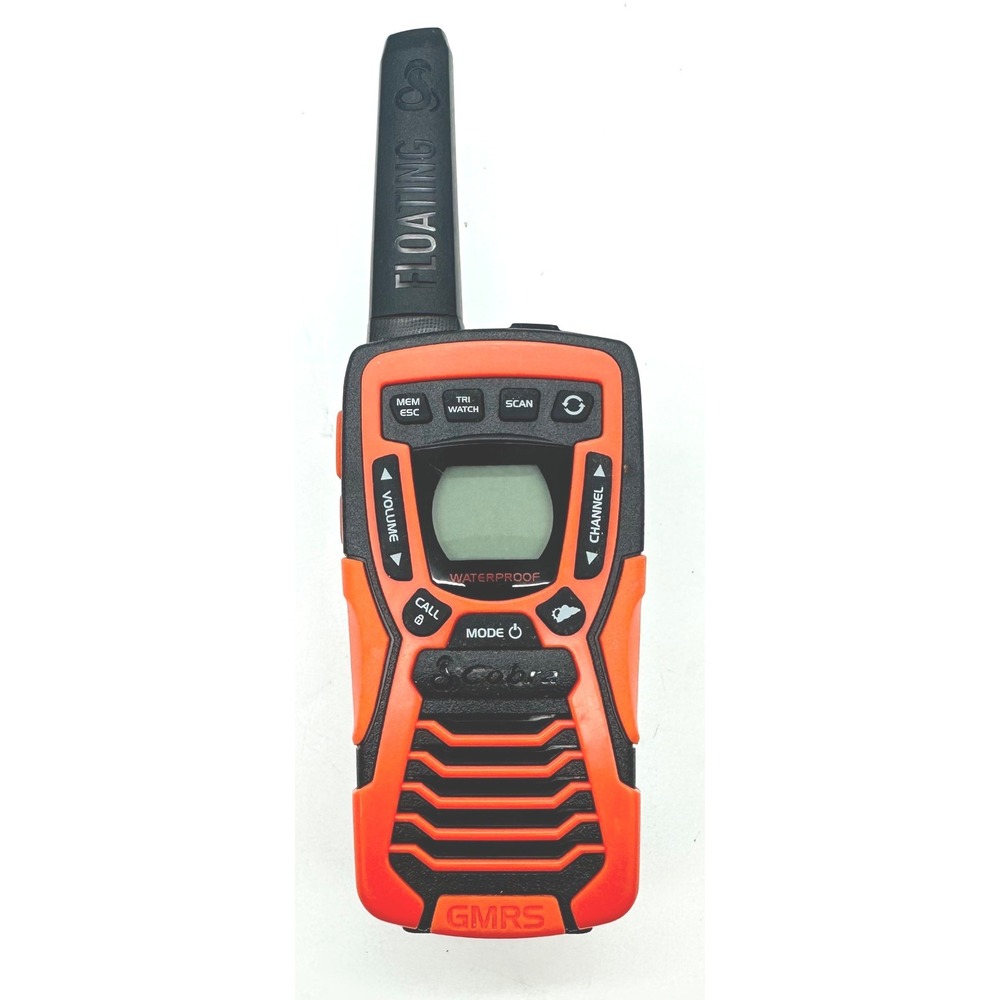 Cobra CXT1035R FLT Floating Waterproof Two Way Radio Single Orange Black
